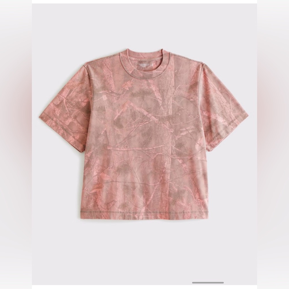 Abecrombie & Fitch - Premium Heavyweight Cropped Tee